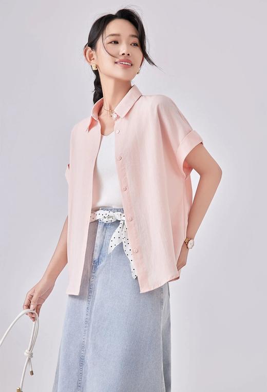 法式慵懒感短袖衬衫 MY2521 商品图1