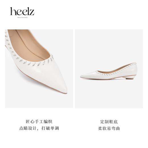 heelz设计师手工鞋履 ｜游牧风手工穿条浅口单鞋 2cm 商品图3