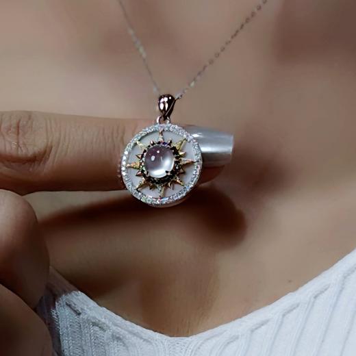 “星光映月”翡翠项坠 商品图5