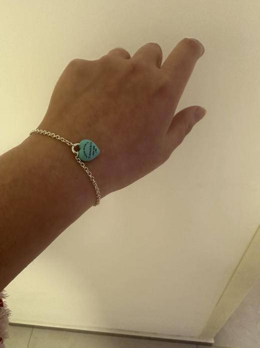 Tiffany full heart 爱心蓝胖子吊坠项链/手链（SJ） 商品图7