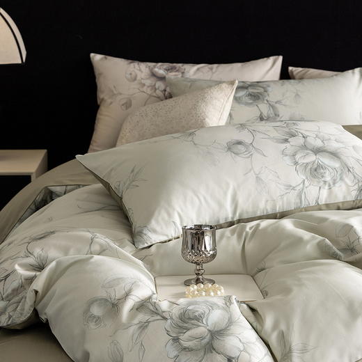 百丽安娜60支全棉水墨印花四件套200*230cm 商品图2