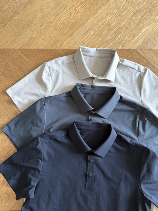 25夏-科--long品质透气速干压胶男短袖polo衫【包邮+三天无理由退换】 商品图13