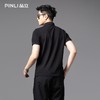 PINLI品立2025夏季新款蝴蝶烫钻修身POLO衫男士商务休闲短袖上衣BG252112090 商品缩略图2
