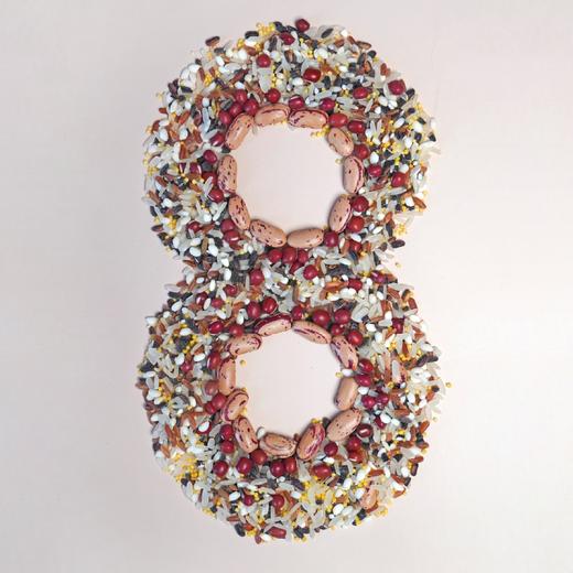 【2025年秋收】谦益香畴八宝粥米500g（腊八米） 8种生态谷物 营养丰富   提前浸泡 口感更糯  煮饭香 熬粥绵 商品图4