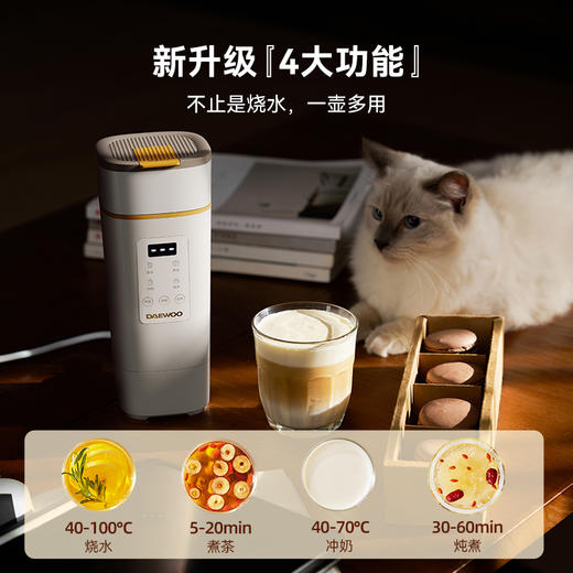 大宇 便捷烧水杯  450ml大容量D9PRO 一壶多用 轻便随行 72小时发货 商品图0