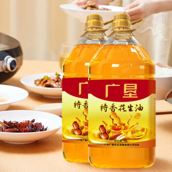 广垦粮油一级物理压榨特香花生油4L*4桶整箱装 /粮油调味 /食用油 /花生油 商品图2
