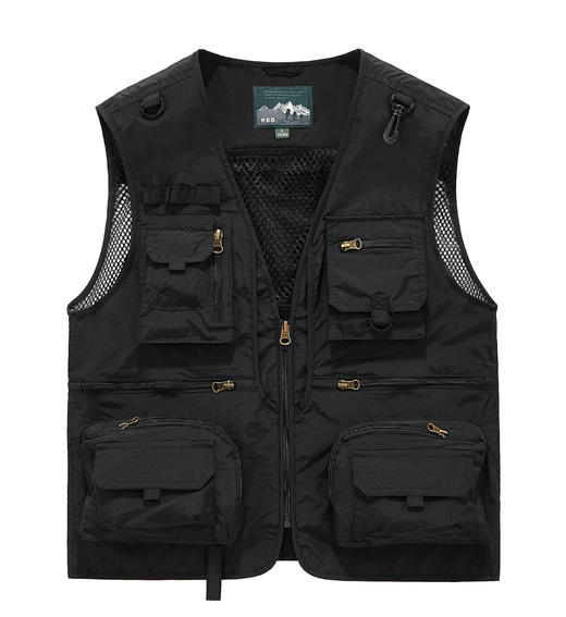 【78秒杀 限时1天】LUCKY DEER时尚户外多口袋工装马甲外套 商品图5