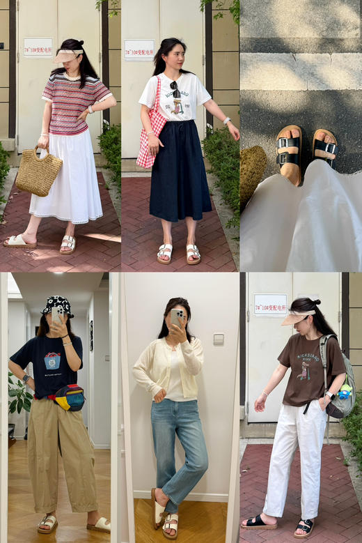 巨舒适| 暴走不累一字扣生态皮金属搭扣--平底凉拖【包邮+三天无理由退换】 商品图3