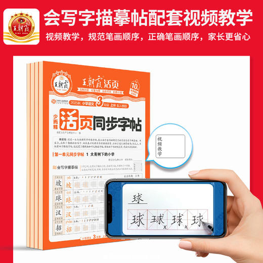 2025秋活页同步字帖1-6年级任选王朝霞新品热销（上册） 商品图3