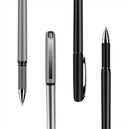 得力S26中性笔0.7mm子弹头/黑色** 商品图1