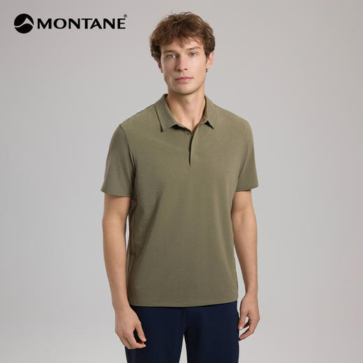 MONTANE 盟泰恩ZESTOS男士drirelease羊毛吸湿快干舒适POLO衫 短袖T恤 商品图1