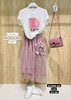 G09337#抽绳网纱半裙 商品缩略图0