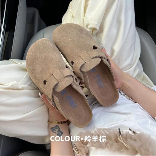 优选丨【ADNEERUGG复古勃肯半拖/全包】人体工学EVA鞋底 鞋面头层小牛皮 暴走不累脚 百搭不挑人 商品图1