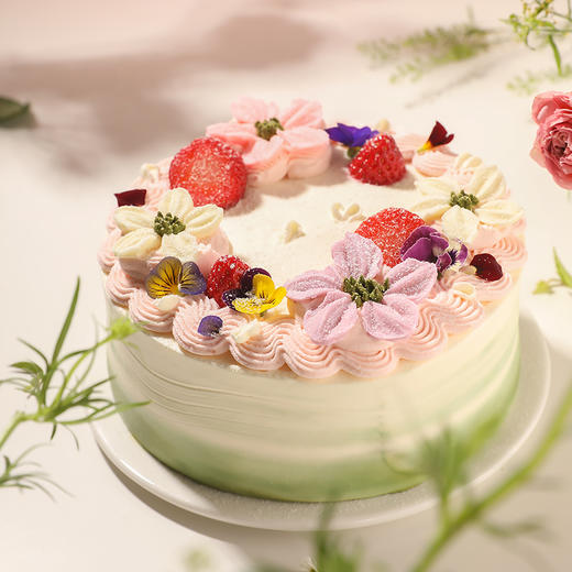 【爱的丝绒】七夕蛋糕动物奶油蛋糕现做 低糖抹茶慕斯蓝莓夹心 节日生日蛋糕 商品图3