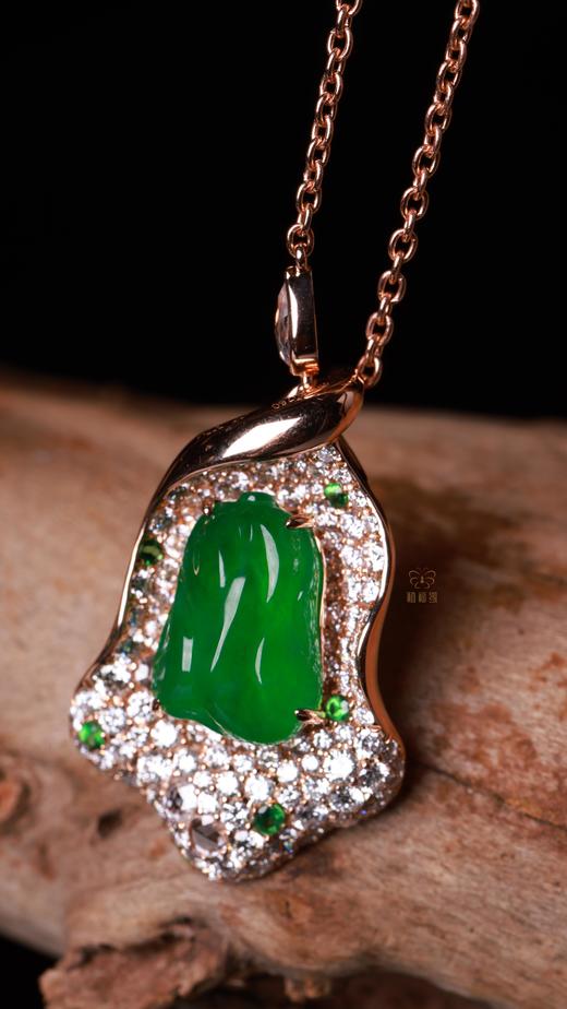 【百财】翡翠白菜项链XL12504028M 商品图1