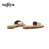 预售7天|Safiya/索菲娅2025小香风露趾外穿仙女珍珠休闲百搭软底一字拖SFD2110352 商品缩略图8