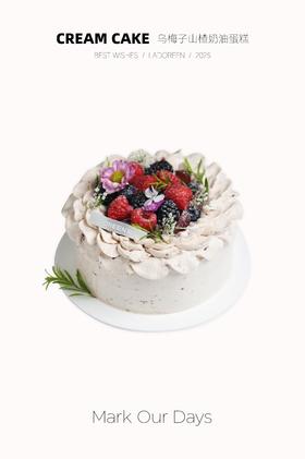 乌梅子山楂奶油蛋糕