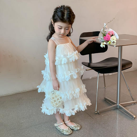 【YW】无忧购儿童装吊带公主裙蓬蓬蛋糕裙X7018（截单后3-5天发货) 商品图5