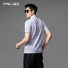 PINLI品立2025夏季新款烫钻修身短袖POLO衫男士商务休闲百搭体恤BG252112091 商品缩略图2