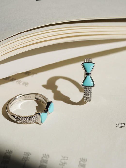 月历银｜“在逃公主”绿松戒指 商品图0