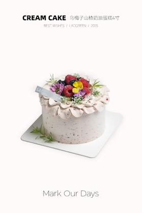 乌梅子山楂奶油蛋糕4寸