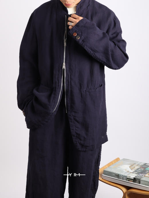 Undercover | 深蓝纹理拉链夹克 商品图3