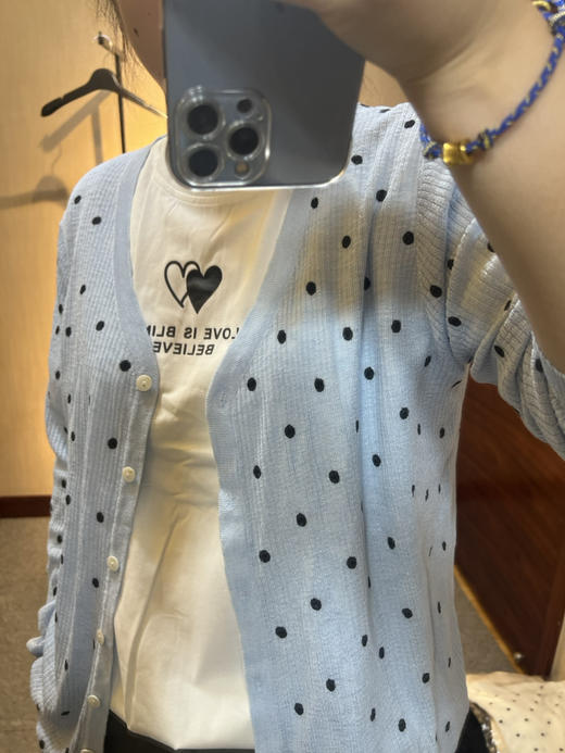 轻薄柔软大码2025新款防晒百搭高弹轻薄空调衫0515 商品图4