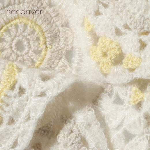 纯手工羊绒钩针毯SJF95P660N 商品图1