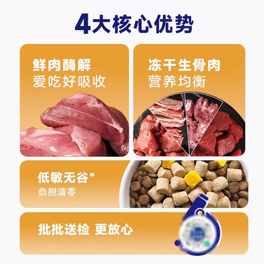 耐吉斯猫粮生骨肉冻干鸡肉成幼猫全阶段1.5kg每袋猫粮正品 商品图3