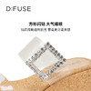 Dfuse迪芙斯2025夏季新款木纹拖鞋耀眼钻扣仙女风坡跟凉拖DFD2110001 商品缩略图10