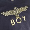 BOY2025新款烫金老鹰天使翅膀图案字母印花休闲情侣短袖 商品缩略图6