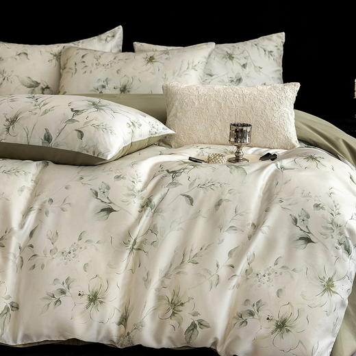 百丽安娜60支全棉水墨印花四件套200*230cm 商品图4