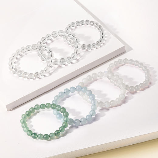 周六福天然黄水晶紫水晶手串绿幽灵超七玛瑙玉髓手链招财生日礼物 商品图2