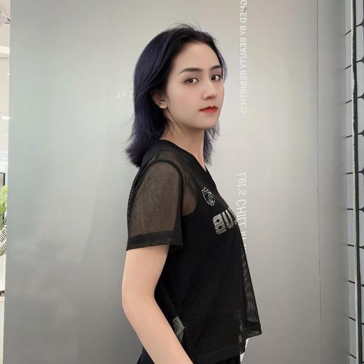 NYV领镂空透视上衣两件套50410（黑）夏季252150210321 商品图2