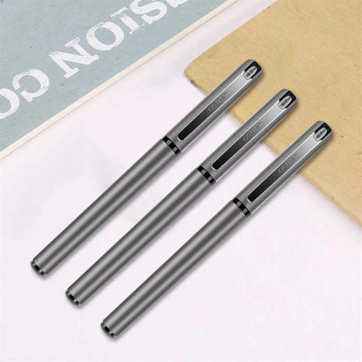 得力S26中性笔0.7mm子弹头/黑色** 商品图2