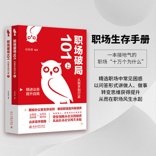 职场破局101：从新手到行家（上、下册） 石头哥 编著 北京大学出版社 商品图1