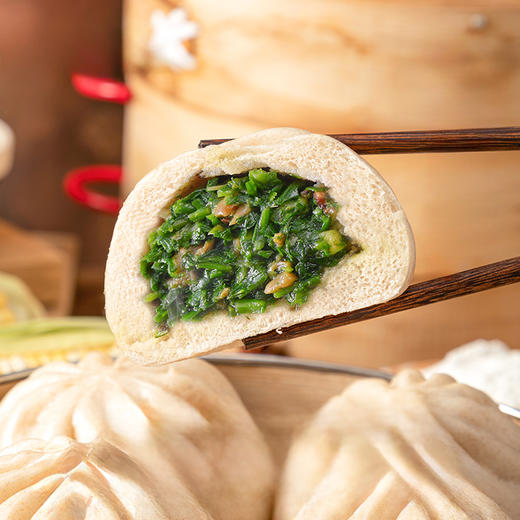 五点素包子面点系列 | 馒头花卷烧麦 素糯米鸡 叉烧包小笼包 早餐主食 素福袋「五点素系列满99元包邮」 商品图12