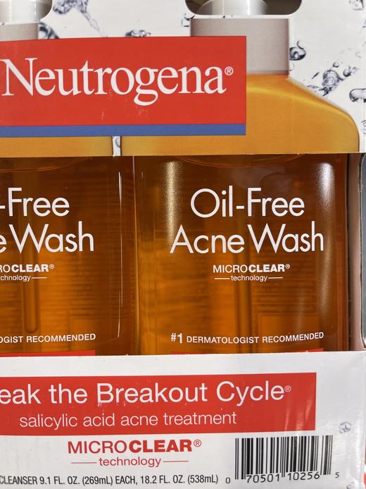 到手价229元 露得清控油洗面奶 269ml*2瓶装针对闭口和痘痘非常有效 美国代购，无中文标签，介意慎拍 商品图7