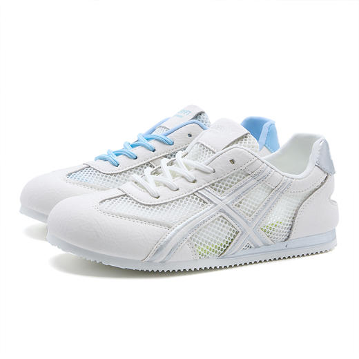 西遇网面德训鞋女夏季新款百搭拼色轻便透气休闲鞋薄底运动鞋V1256838 商品图4