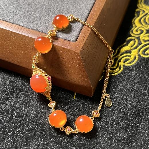 S925南红蛋面手链 商品图0