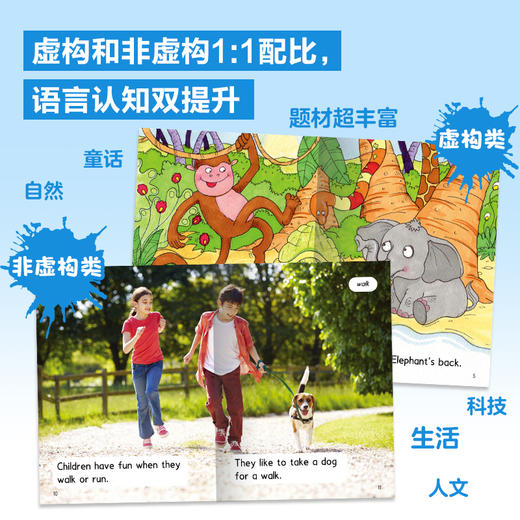 【童趣】红火箭儿童英语分级读物 大套全7盒 多规格 Pollybao点读笔可选 商品图5