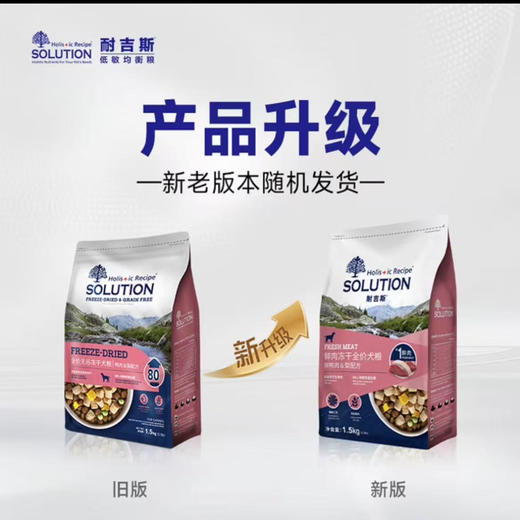耐吉斯四拼冻干狗粮进口配方生骨肉鸭肉成幼犬全期通用 1.5kg每袋 商品图7
