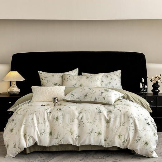 百丽安娜60支全棉水墨印花四件套200*230cm 商品图3