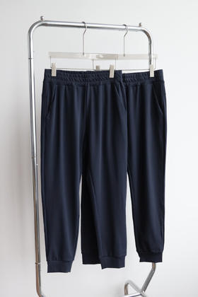 2H 双面平纹针织运动休闲束脚卫裤 WK796