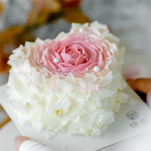 烤爱·生日蛋糕系列·粉色心形渐变玫瑰·水果奶油·聚会生日节日【仅限深圳同城配送】 商品图5