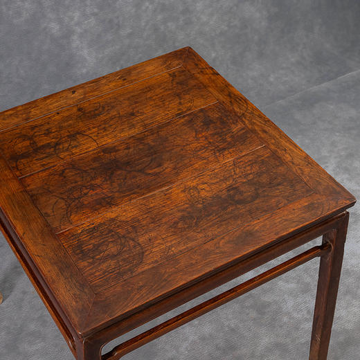 清早期	黄花梨束腰罗锅枨马蹄腿八仙桌 商品图4