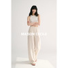 MAISON CECILE 五色/经典天丝亚麻轻薄凉感松紧腰宽松休闲裤 商品缩略图1