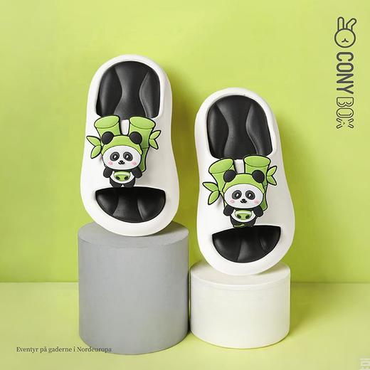 【白禾】CONY儿童卡通软底凉拖鞋-熊猫 商品图3