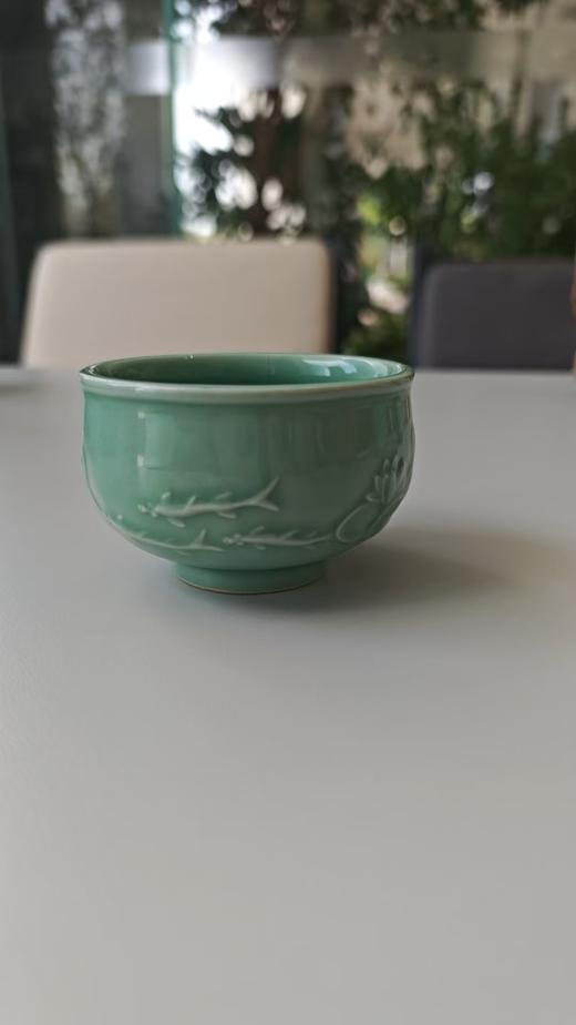 睡莲游鱼缸杯（梅子青） 商品图0