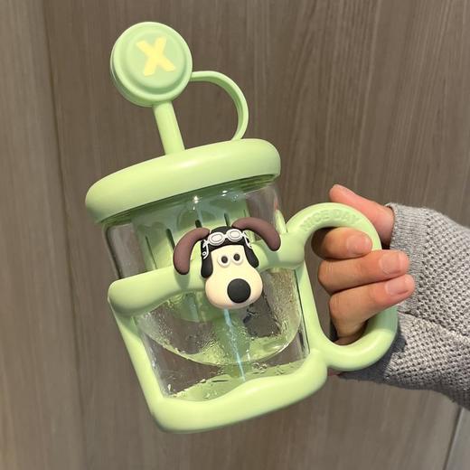 【ins高颜值，茶水分离，可爱便携】新款杯子ins高颜值 家居小众茶水分离吸管杯 便携防摔可爱水杯-QQ 商品图3